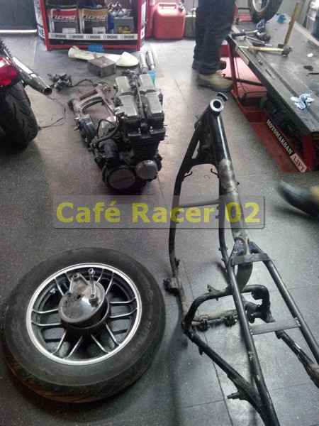 Café Racer söküm özel yapım custom Motosiklet